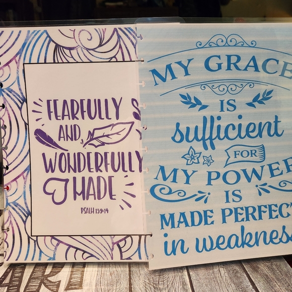 Handmade Double Sided Cover for BIG Happy Planner - Picture 5 of 12